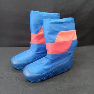 Vintage Men's Moon Boots Snow Size 9-10 Blue Red Orange Puffer Space VTG 80s